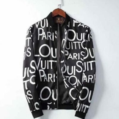 LV Luxury Brand Varsity Zipper Jacket VST1086