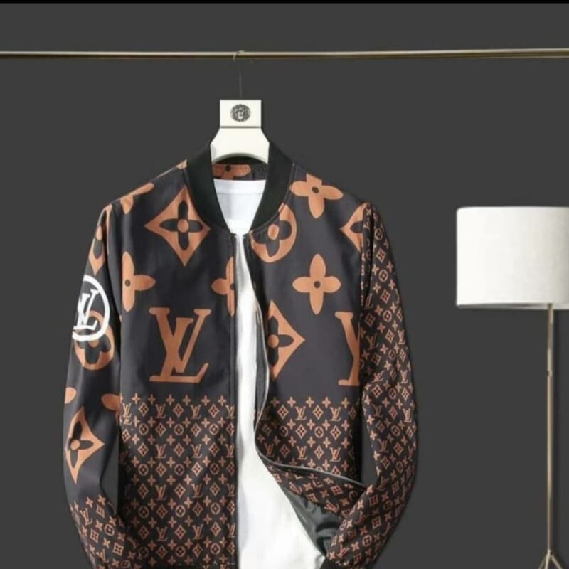 LV Luxury Brand Varsity Zipper Jacket VST1089