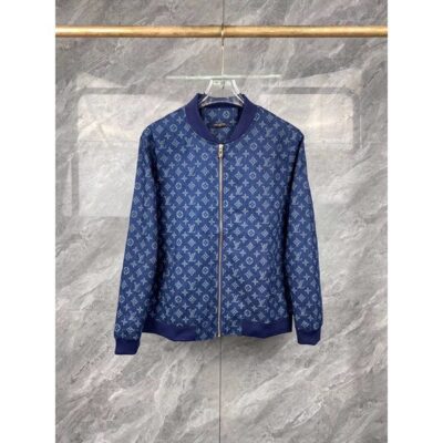 LV Luxury Brand Varsity Zipper Jacket VST1161