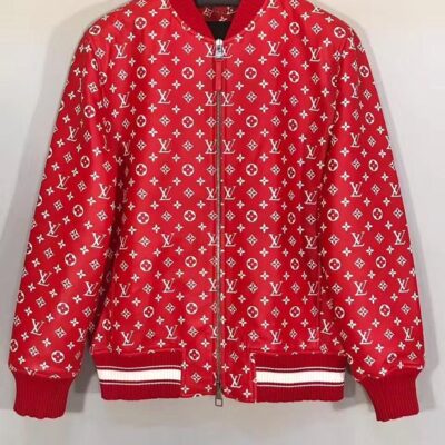 LV Luxury Brand Varsity Zipper Jacket VST1167