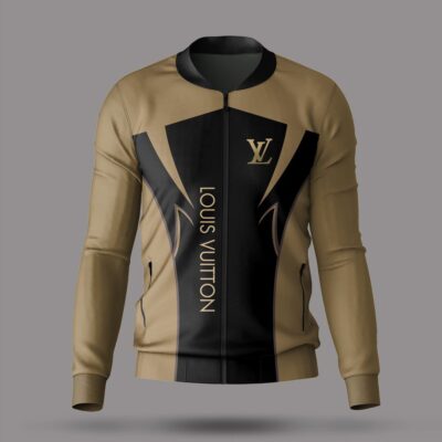 LV Luxury Brand Varsity Zipper Jacket VST1170
