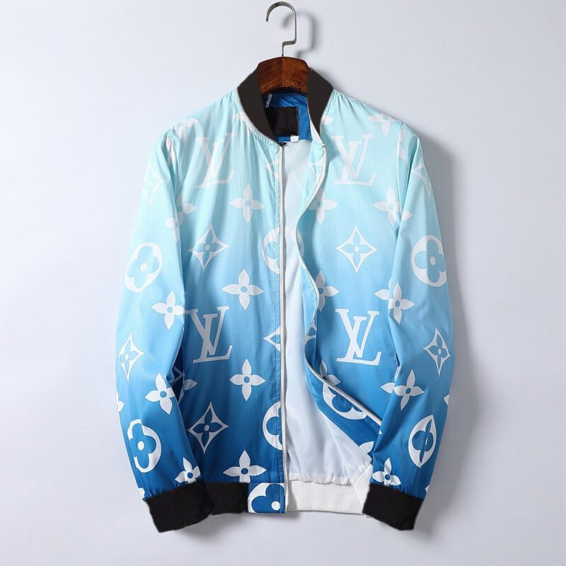 LV Luxury Brand Varsity Zipper Jacket VST1264