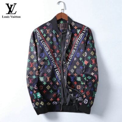 LV Luxury Brand Varsity Zipper Jacket VST1304