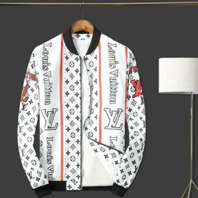 LV Luxury Brand Varsity Zipper Jacket VST1308