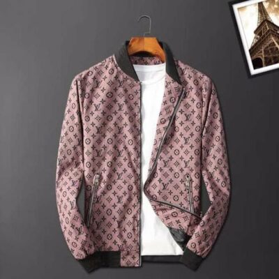 LV Luxury Brand Varsity Zipper Jacket VST1315