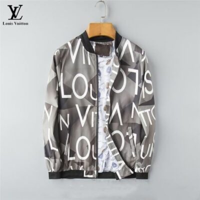 LV Luxury Brand Varsity Zipper Jacket VST1319