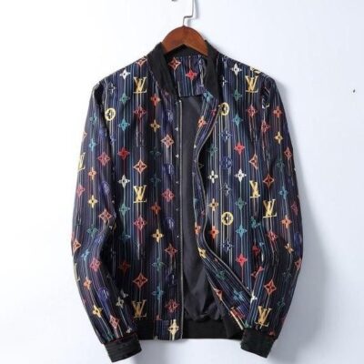 LV Luxury Brand Varsity Zipper Jacket VST1326