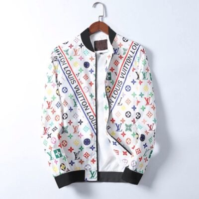 LV Luxury Brand Varsity Zipper Jacket VST1331