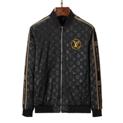 LV Luxury Brand Varsity Zipper Jacket VST1344