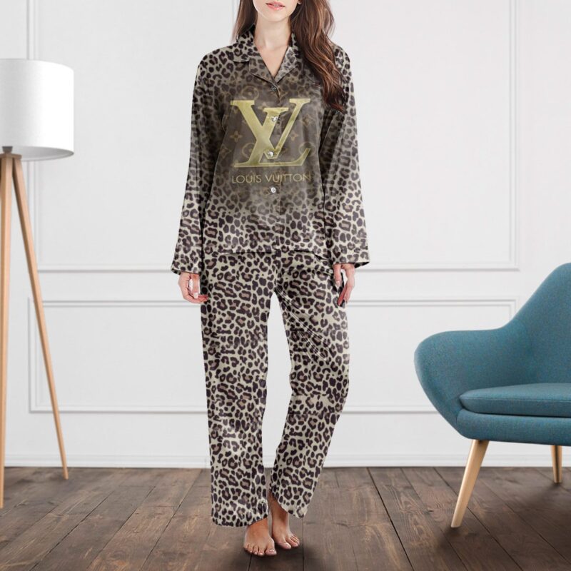 LV Monogram Long Satin Pajama Set PJS1026