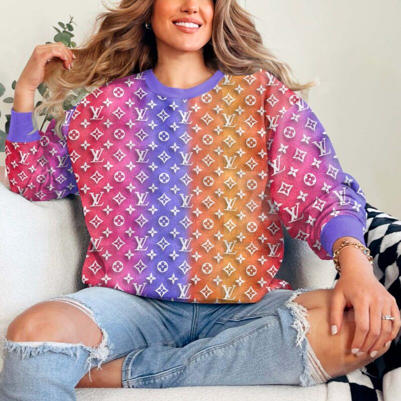 LV Monogram Luxury Unisex Sweatshirt USL1283