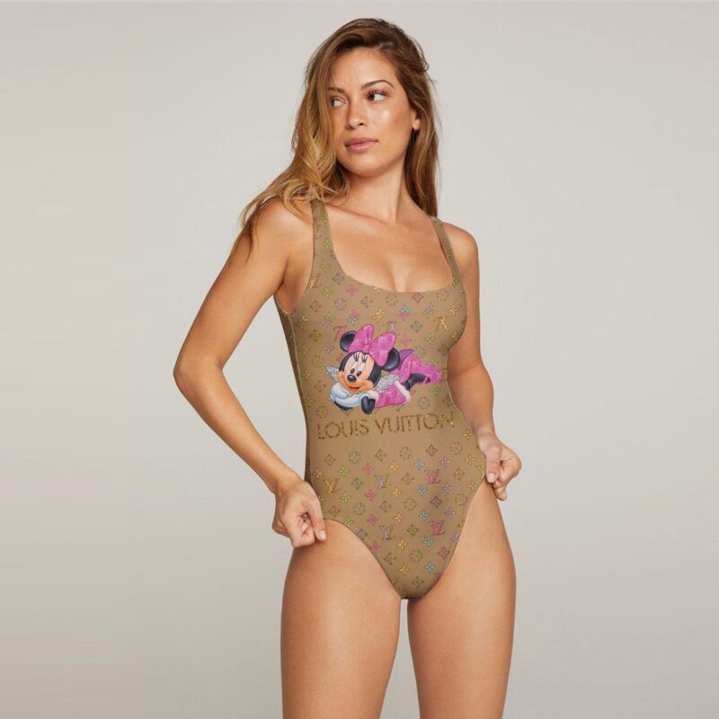 Louis Vuitton Bikini Swimwear Beachwear Women One Piece Swimsuit OSW1063