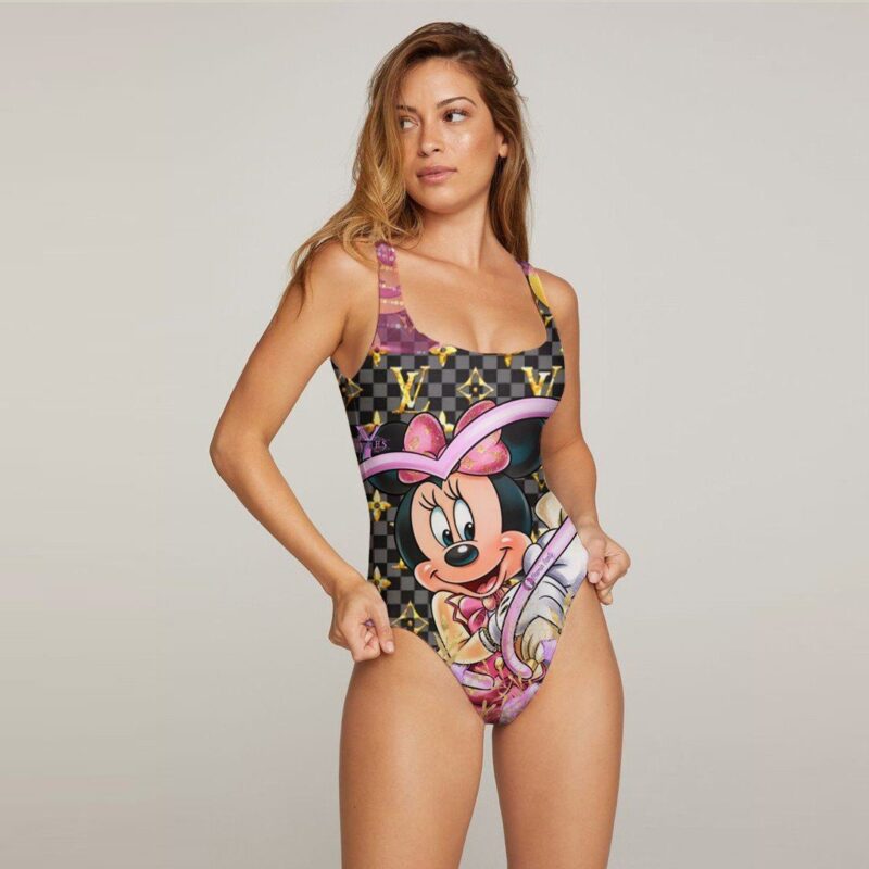 Louis Vuitton Bikini Swimwear Beachwear Women One Piece Swimsuit OSW1068