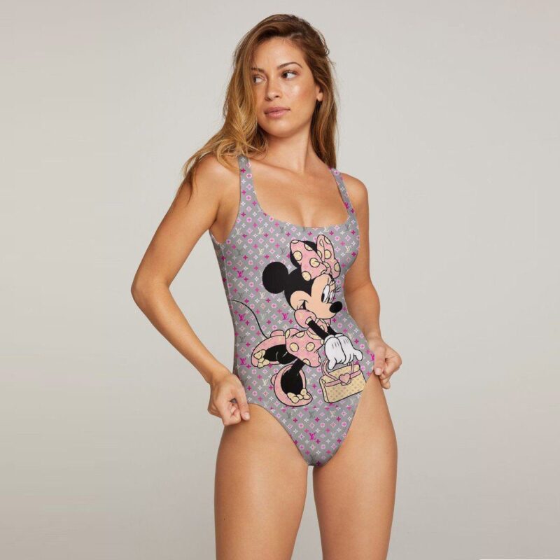 Louis Vuitton Bikini Swimwear Beachwear Women One Piece Swimsuit OSW1070