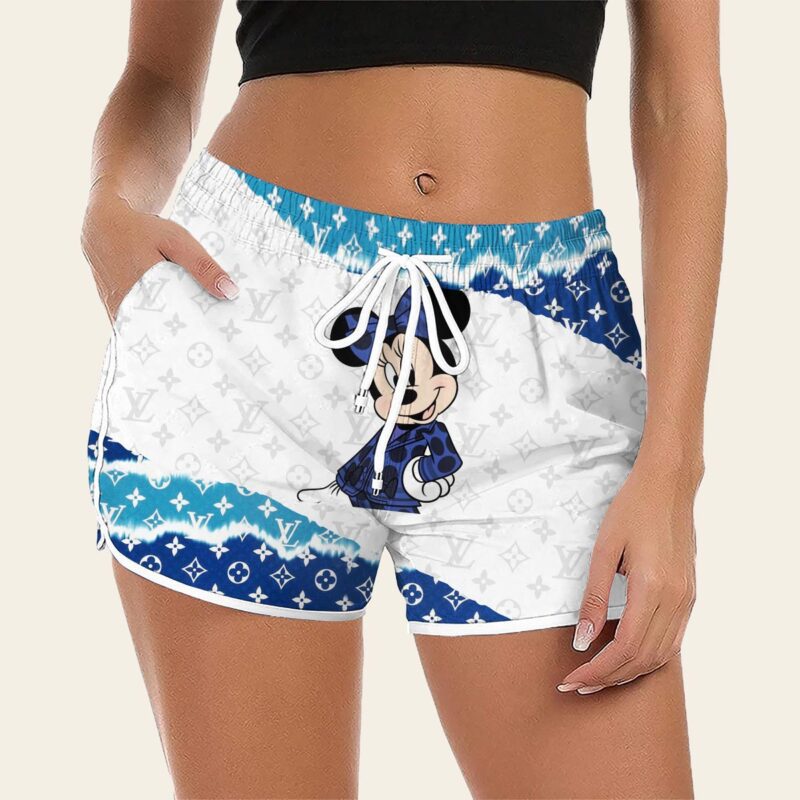 Luxury Cute Cartoon On Limited Edition LV Women Shorts Lady Beach Shorts WMS1003