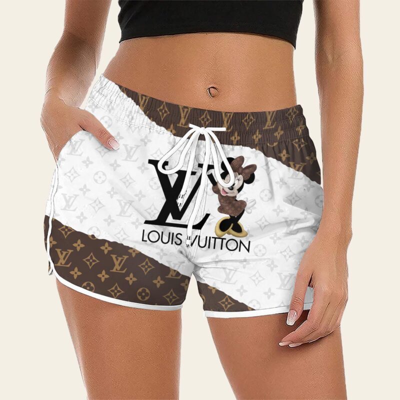 Luxury Cute Cartoon On Limited Edition LV Women Shorts Lady Beach Shorts WMS1005