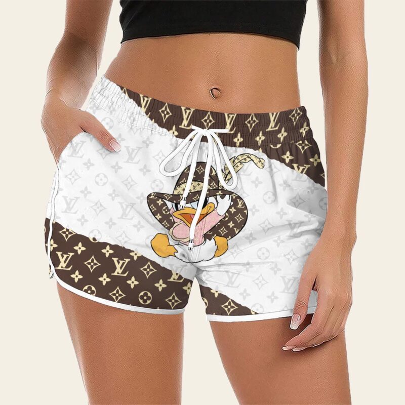 Luxury Cute Cartoon On Limited Edition LV Women Shorts Lady Beach Shorts WMS1009