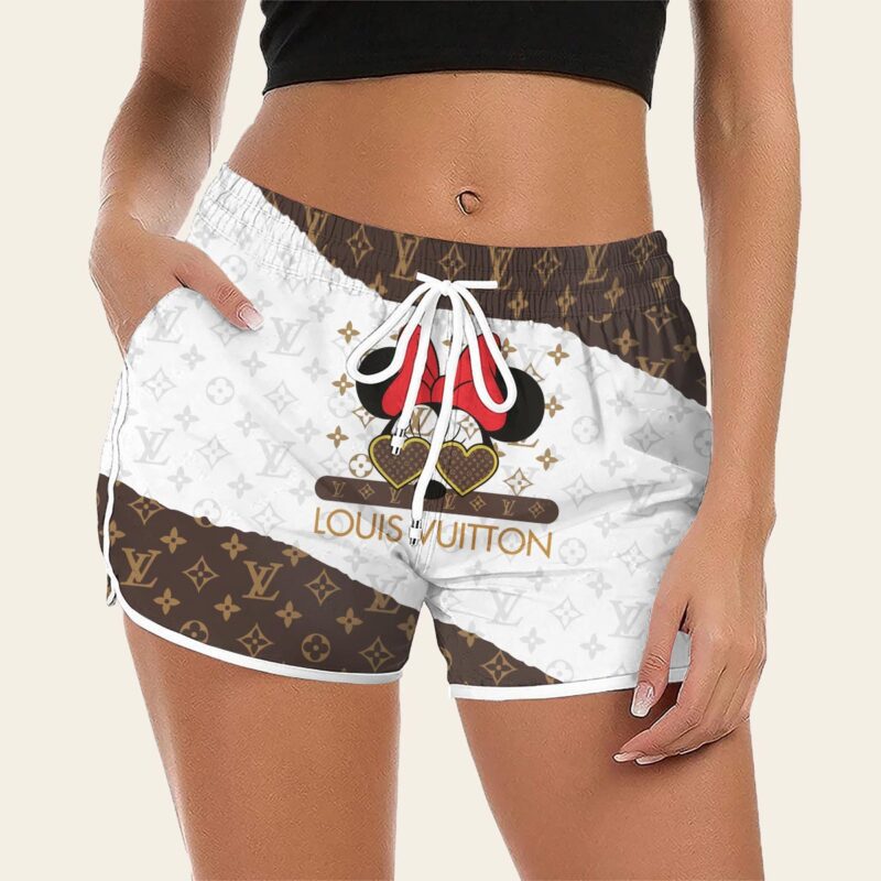 Luxury Cute Cartoon On Limited Edition LV Women Shorts Lady Beach Shorts WMS1010