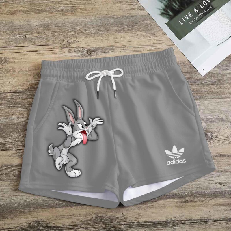 Premium Bugs Bunny In Adidas Women Shorts Lady Beach Shorts WMS1078