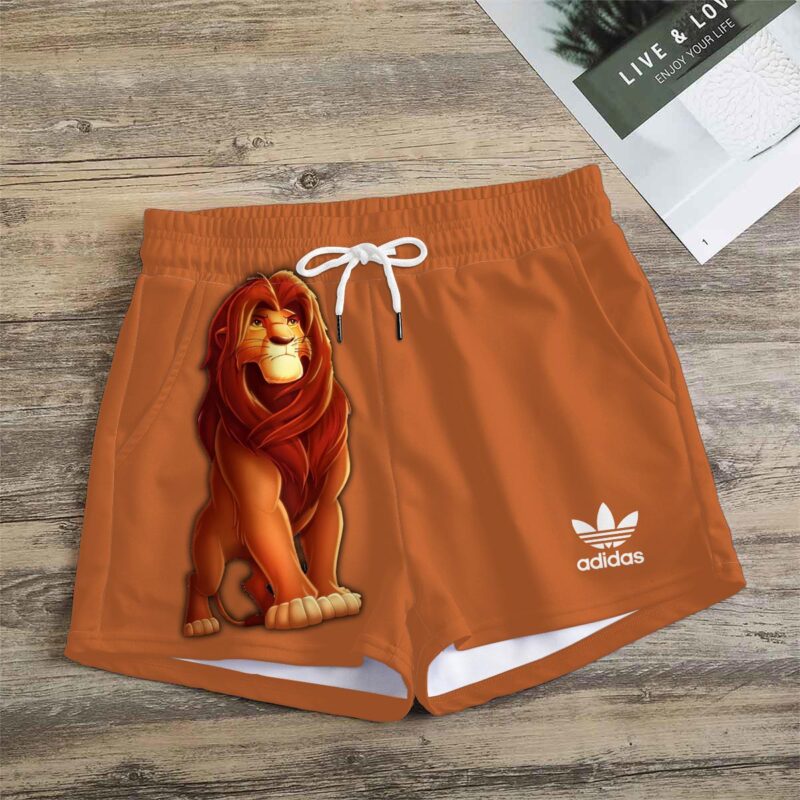 Premium Lion King In Adidas Women Shorts Lady Beach Shorts WMS1081