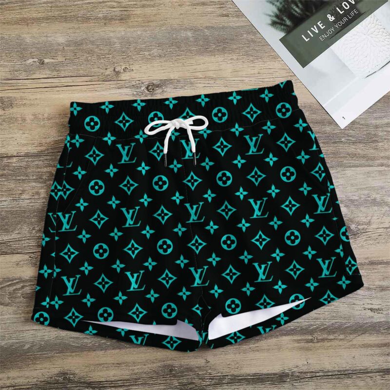 Premium Monogram Logo LV Women Shorts Lady Beach Shorts WMS1038