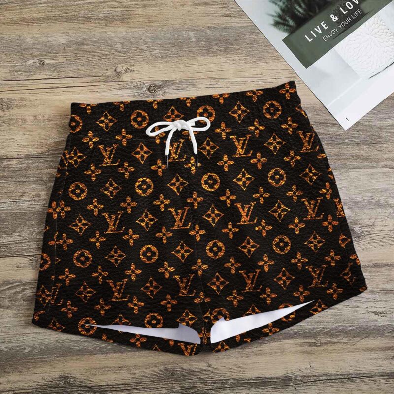 Premium Monogram Logo LV Women Shorts Lady Beach Shorts WMS1040