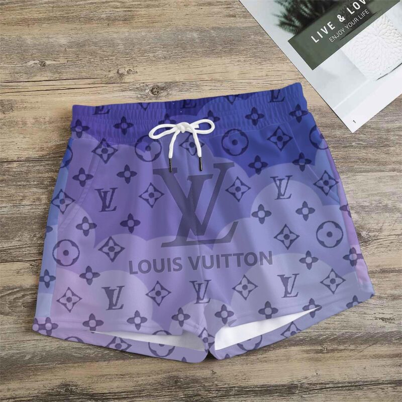 Premium Monogram Logo LV Women Shorts Lady Beach Shorts WMS1044