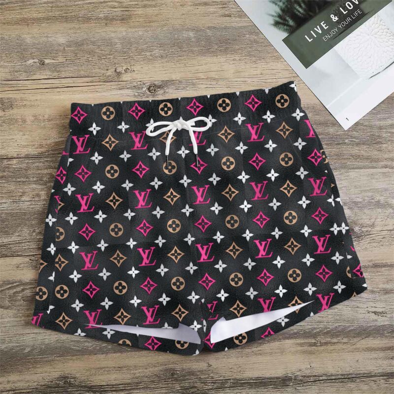 Premium Monogram Logo LV Women Shorts Lady Beach Shorts WMS1050