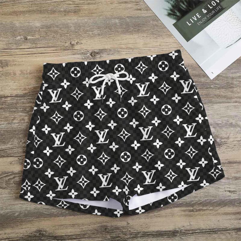 Premium Monogram Logo LV Women Shorts Lady Beach Shorts WMS1051