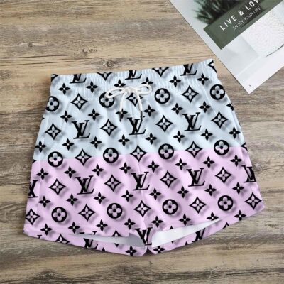 Premium Monogram Logo LV Women Shorts Lady Beach Shorts WMS1055