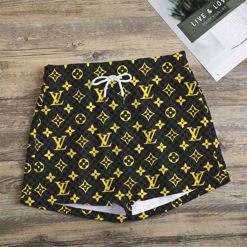 Premium Monogram Logo LV Women Shorts Lady Beach Shorts WMS1056