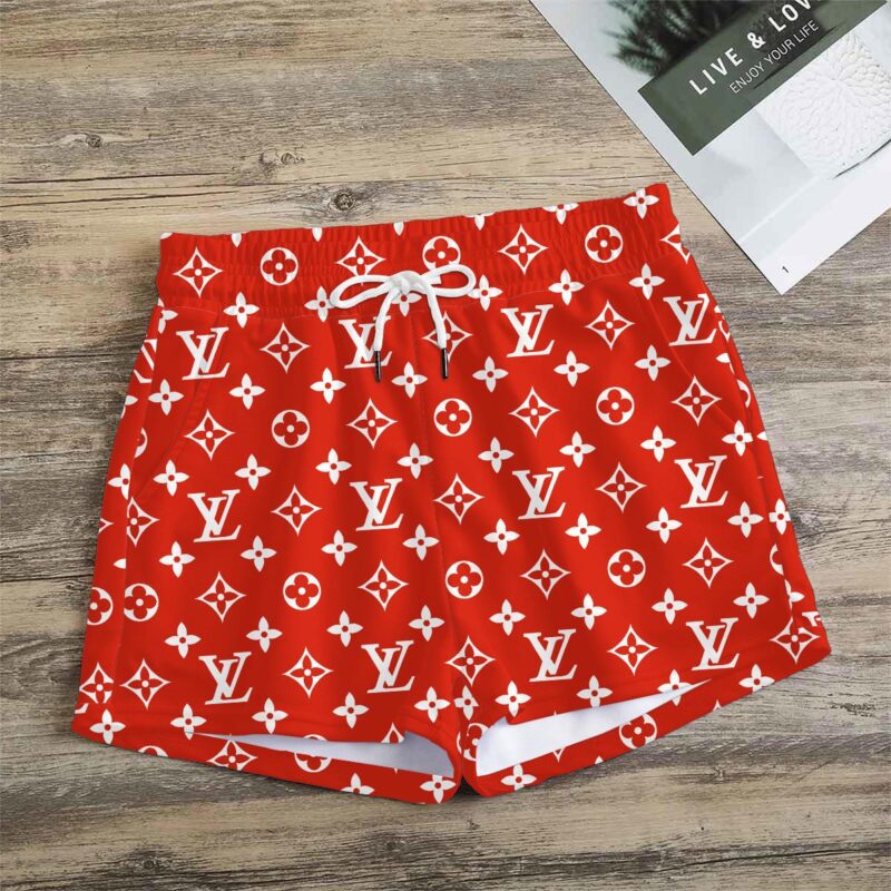 Premium Monogram Logo LV Women Shorts Lady Beach Shorts WMS1058