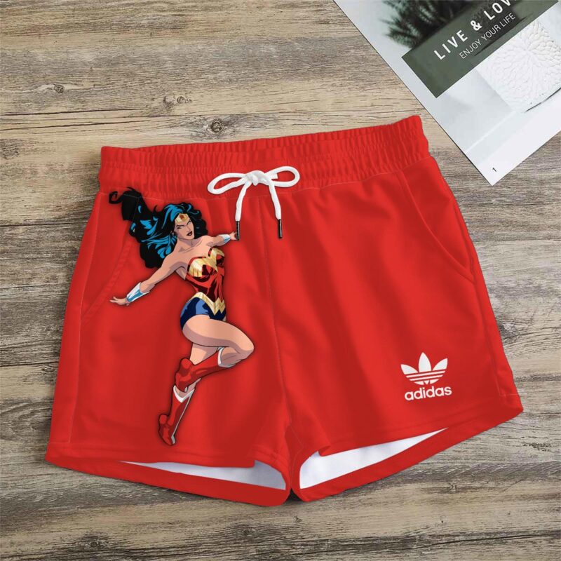 Premium Wonder Woman In Adidas Women Shorts Lady Beach Shorts WMS1071