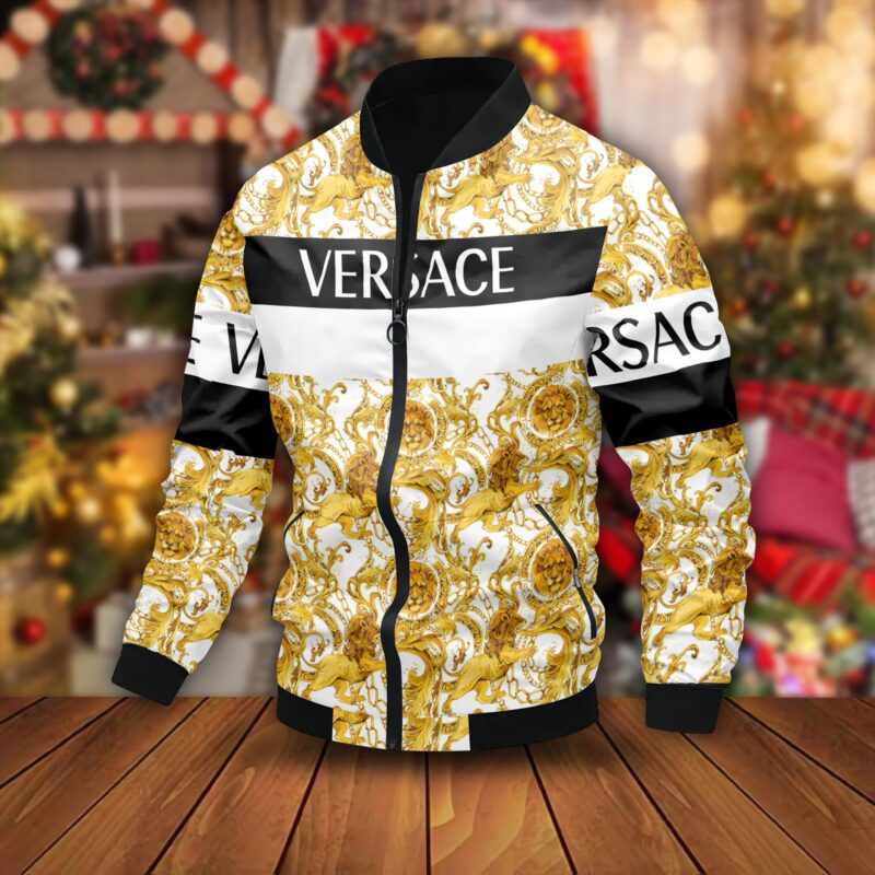 Versace Luxury Brand Varsity Zipper Jacket VST1107