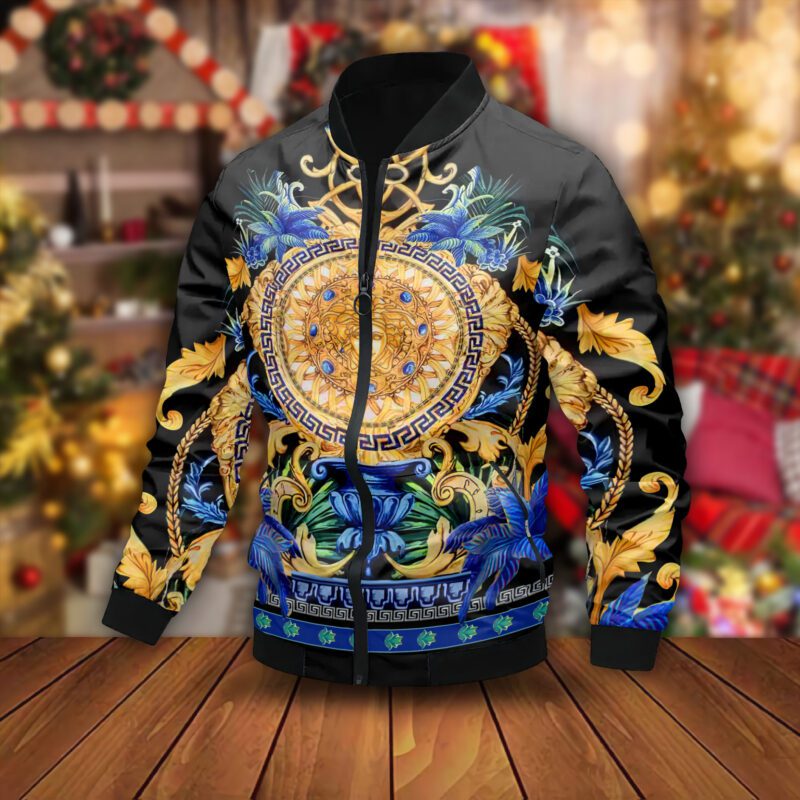 Versace Luxury Brand Varsity Zipper Jacket VST1126