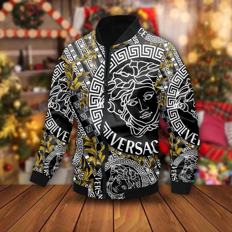 Versace Luxury Brand Varsity Zipper Jacket VST1135