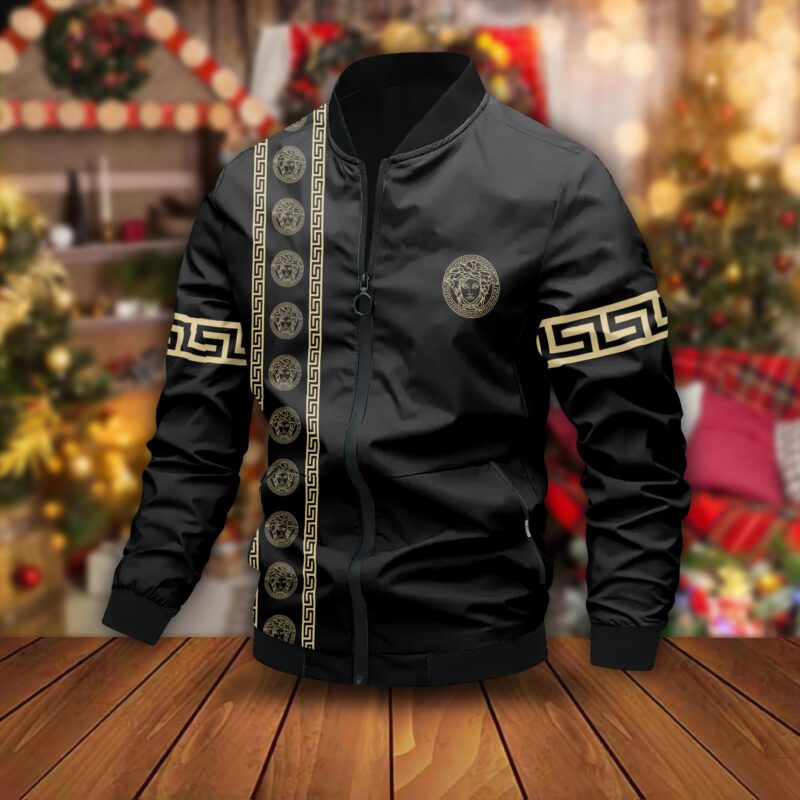 Versace Luxury Brand Varsity Zipper Jacket VST1142