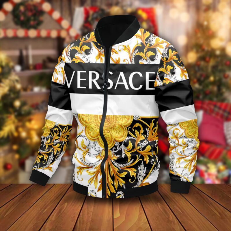 Versace Luxury Brand Varsity Zipper Jacket VST1155