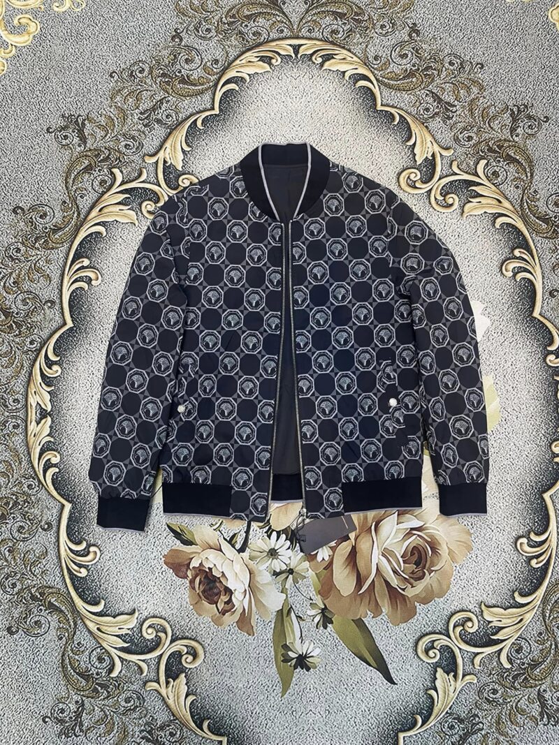 Versace Luxury Brand Varsity Zipper Jacket VST1353