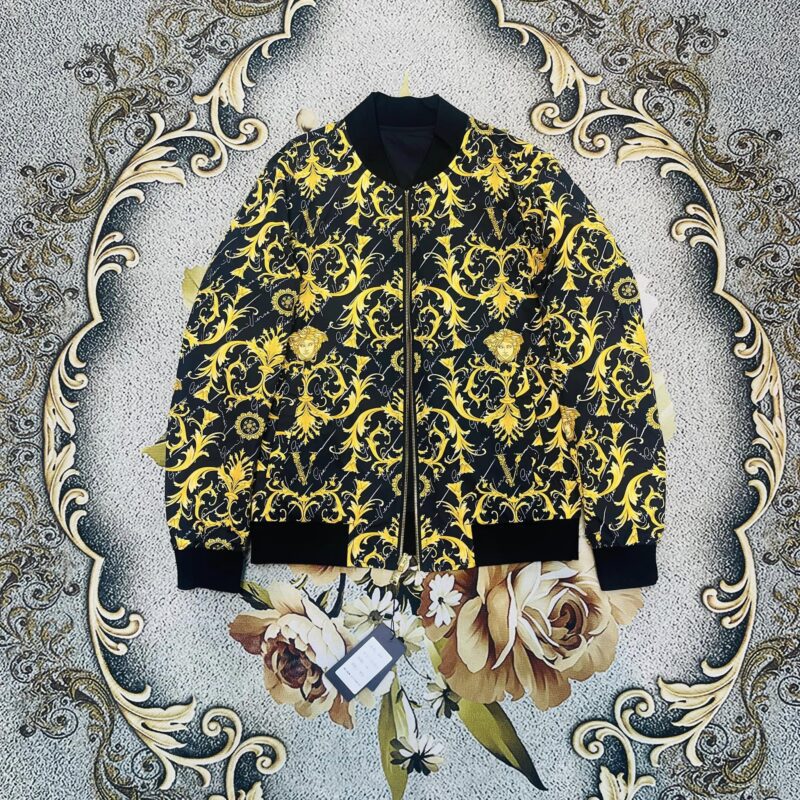 Versace Luxury Brand Varsity Zipper Jacket VST1356