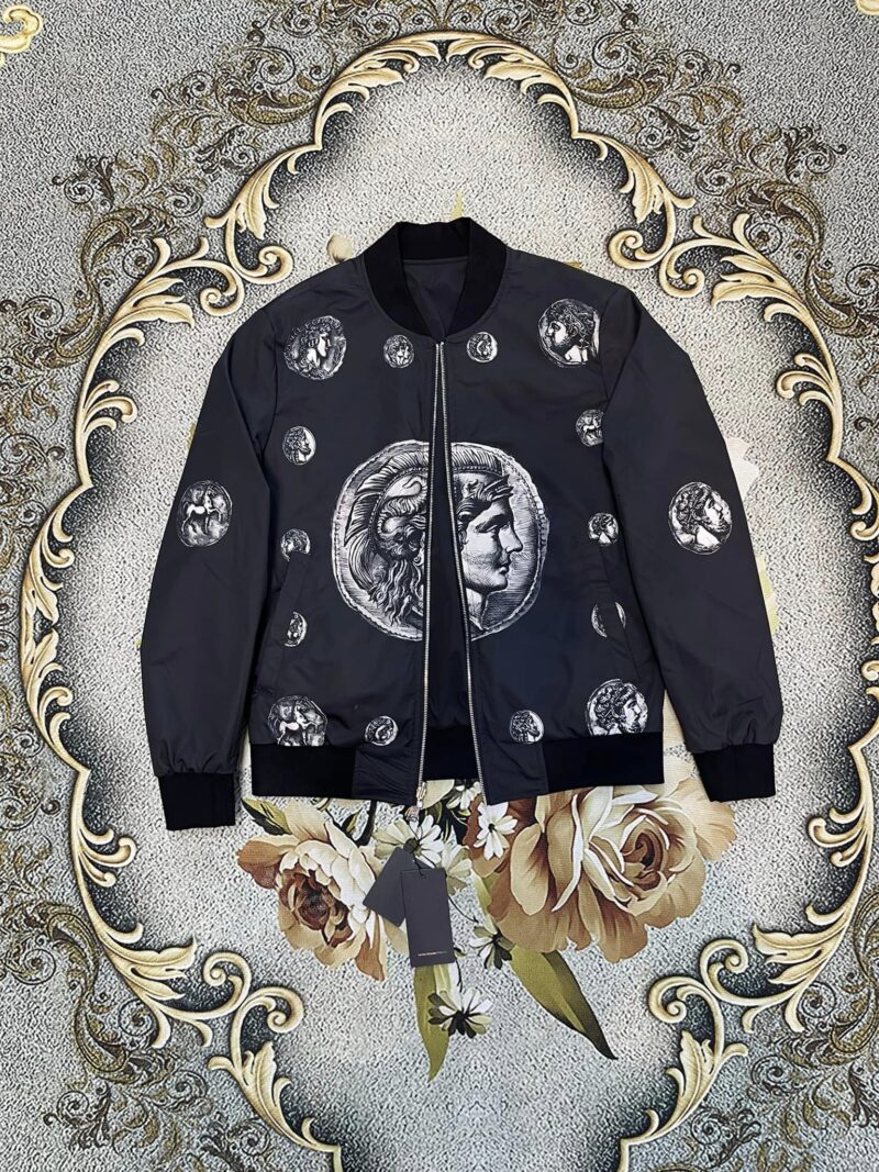 Versace Luxury Brand Varsity Zipper Jacket VST1357