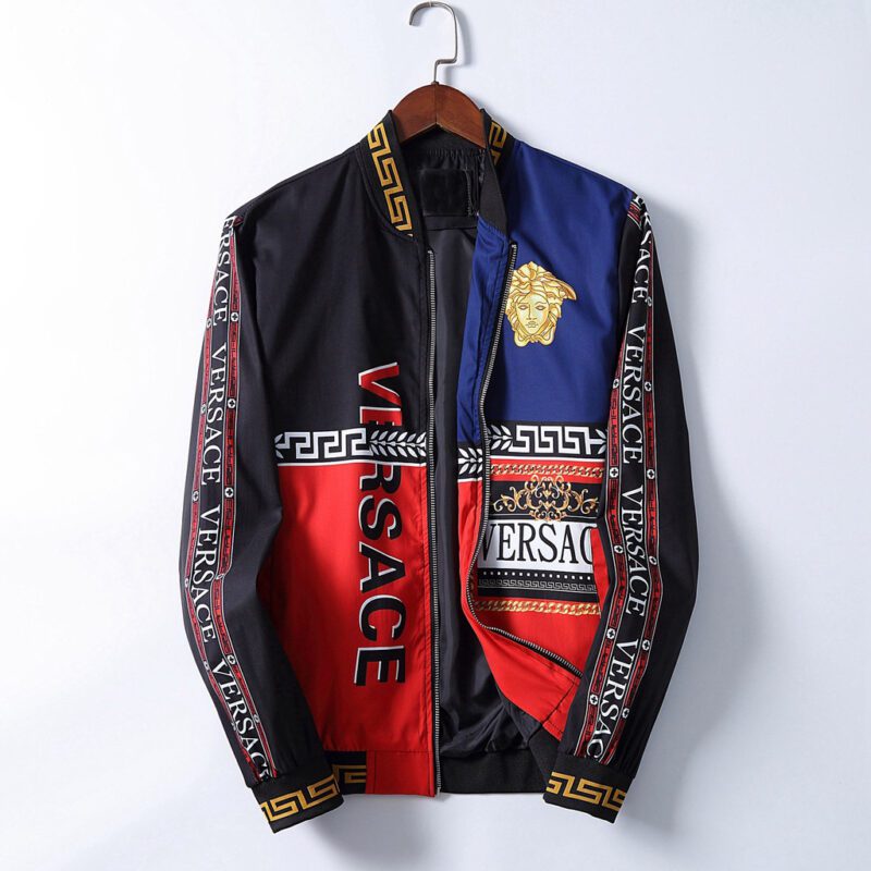 Versace Luxury Brand Varsity Zipper Jacket VST1362