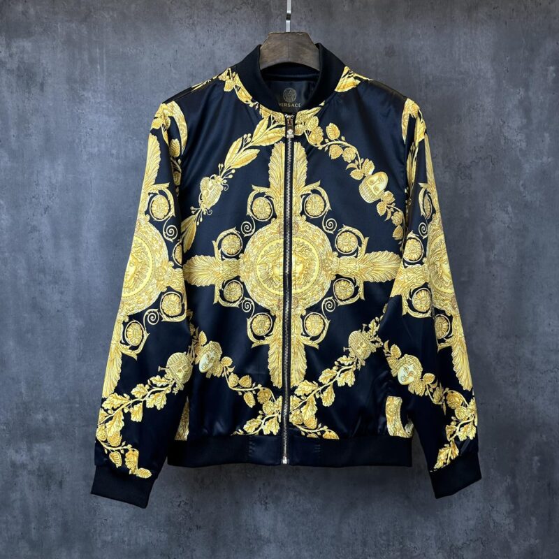 Versace Luxury Brand Varsity Zipper Jacket VST1367