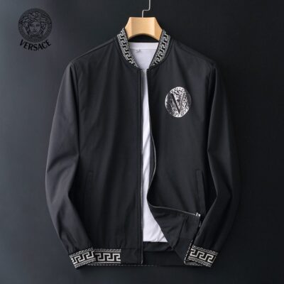 Versace Luxury Brand Varsity Zipper Jacket VST1374