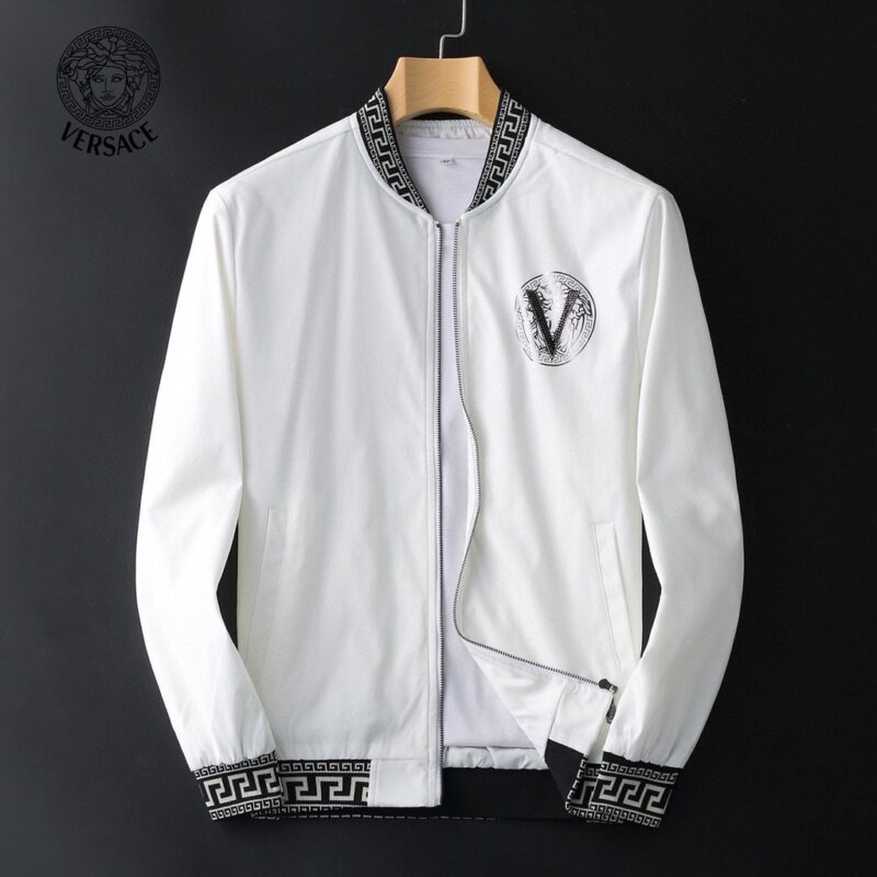 Versace Luxury Brand Varsity Zipper Jacket VST1376