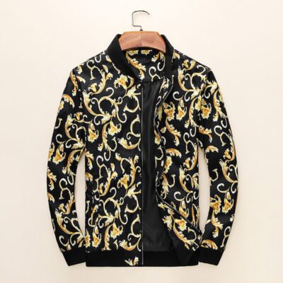 Versace Luxury Brand Varsity Zipper Jacket VST1383