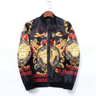 Versace Luxury Brand Varsity Zipper Jacket VST1395
