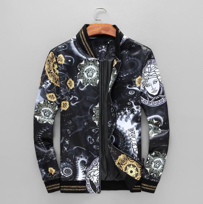 Versace Luxury Brand Varsity Zipper Jacket VST1409