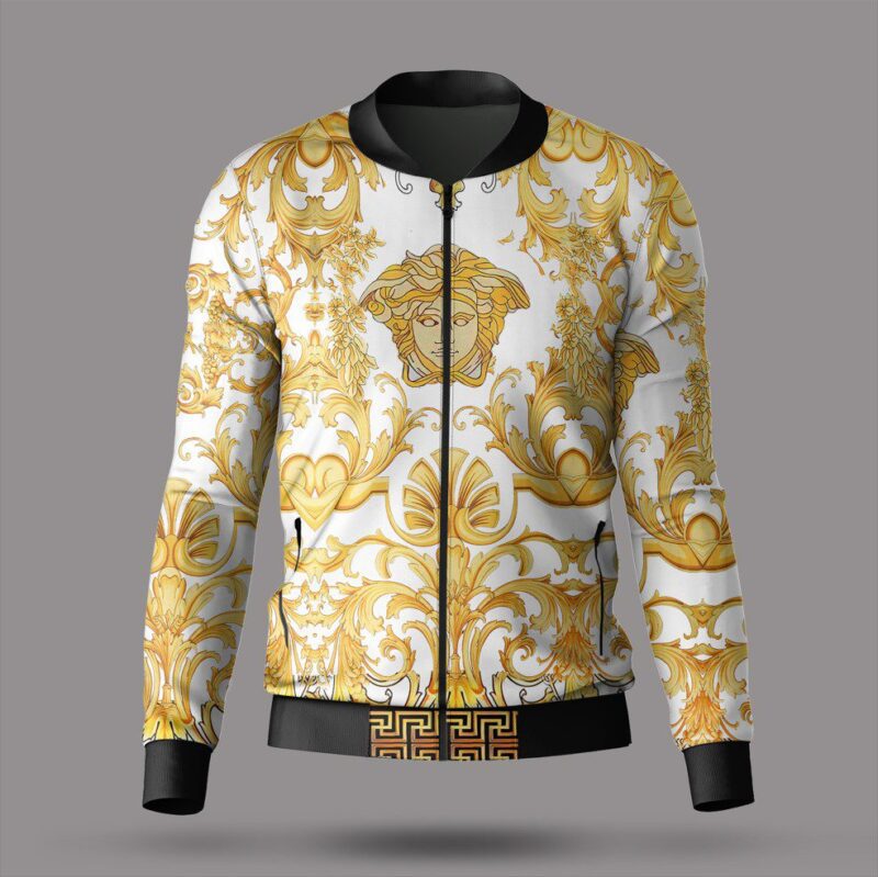 Versace Luxury Brand Varsity Zipper Jacket VST1411