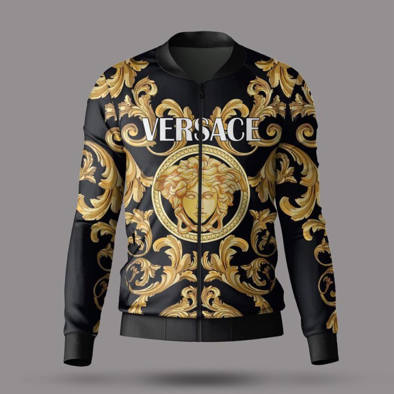 Versace Luxury Brand Varsity Zipper Jacket VST1412